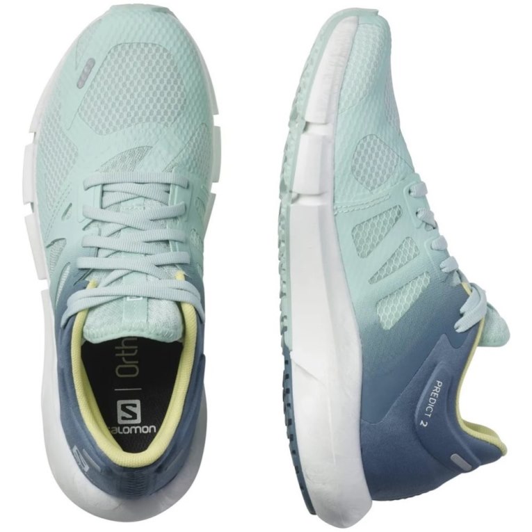 Blue / Mint Salomon Predict 2 Women's Running Shoes | IE HE2687